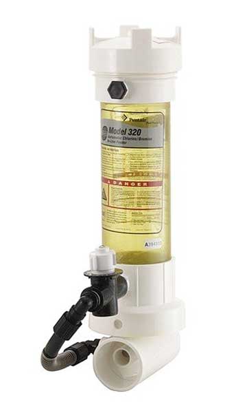 Rainbow In-Line Chlorinator #320C Clear Amber (R171218)
