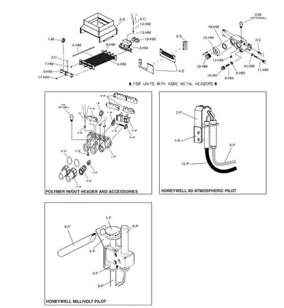 Raypak 2100 Atmospheric Heater Parts