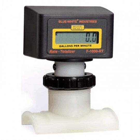 Blue White F-1000 Schedule 40 Digital Flowmeter, 3 in. (RB-300S4-GPM1)
