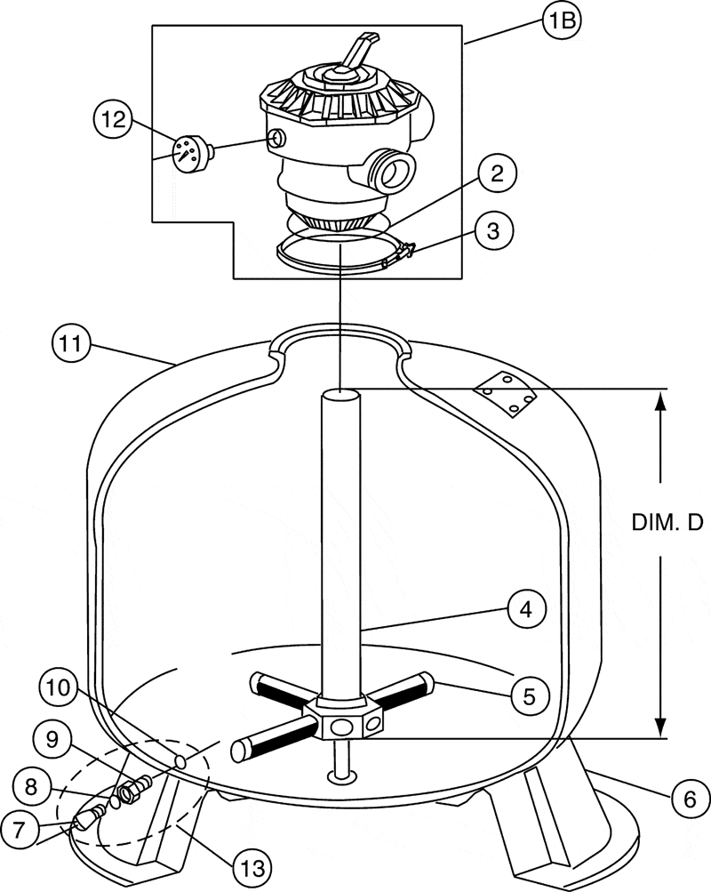 Pentair Sand Dollar Sand Filter Parts