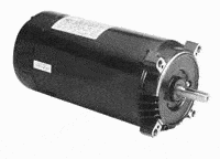 A.O. Smith C-Frame Keyed Shaft Motor, Full Rated, 0.75 HP, 1.50 SF, 115/230v (SK1072)