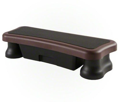 SmartStep Jr. - Espresso color, Slip-Resistant single step & SmartDrawer, for Round or Square Spas (SMJR-ESPR)