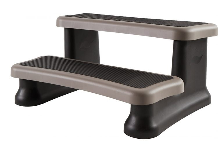 SmartStep - Coastal Grey color, Slip-Resistant, 2 steps, for Round or Square Spas (SMST-COA) - Obsolete