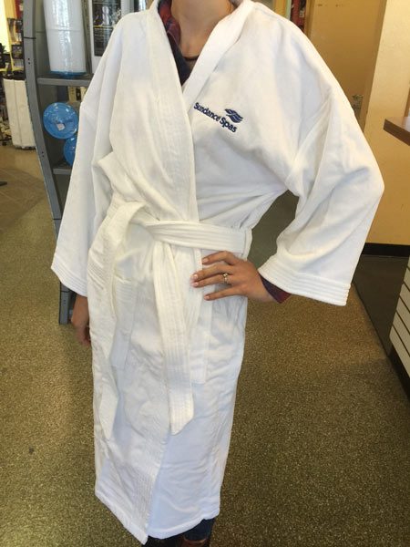 Sundance Terry Cloth Robe, White ONE SIZE FITS MOST (SND-025)