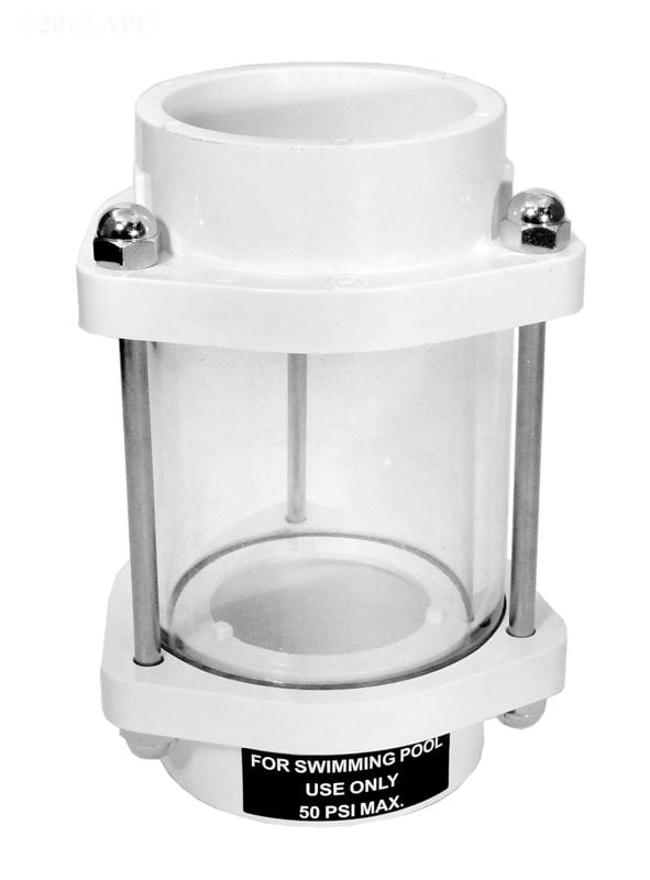 Hayward In-Line Sight Glass, 1.5 inch, SlipxSlip (SP1072S)