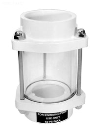 Hayward In-Line Sight Glass, 1.5 inch, SlipxSlip (SP1072S)