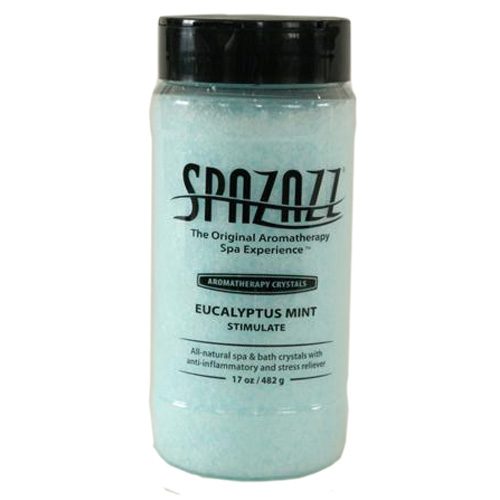 Spazazz Aromatic Original Crystals for Spas, Eucalyptus Mint Aroma, 17 oz. Bottle (SZ101)