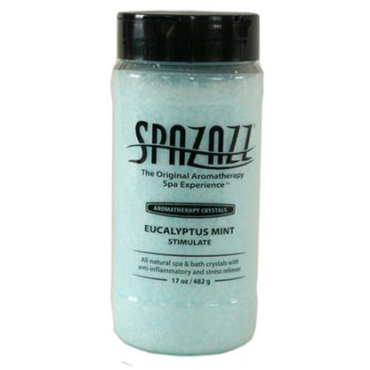 Spazazz Aromatic Original Crystals for Spas, Eucalyptus Mint Aroma, 17 oz. Bottle (SZ101)