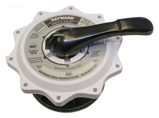 Hayward Vari-Flo SP0715/0716 Key, Cover & Handle Assembly, White (SPX0715BA)
