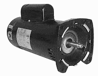 A.O. Smith Square Flange Motor, Two Speed, Full Rated, 2 x 1/3 HP, EE, 1.30 SF, 230v (SQS1202R)