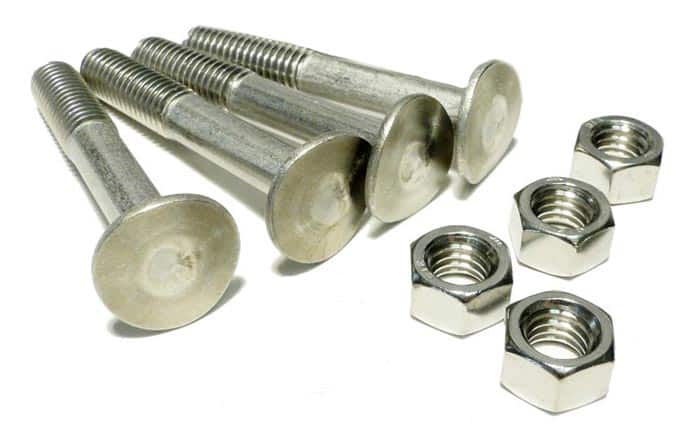 Hardware Kit for 2-Tread Elite Ladder, 4 bolts and nuts (60-701)