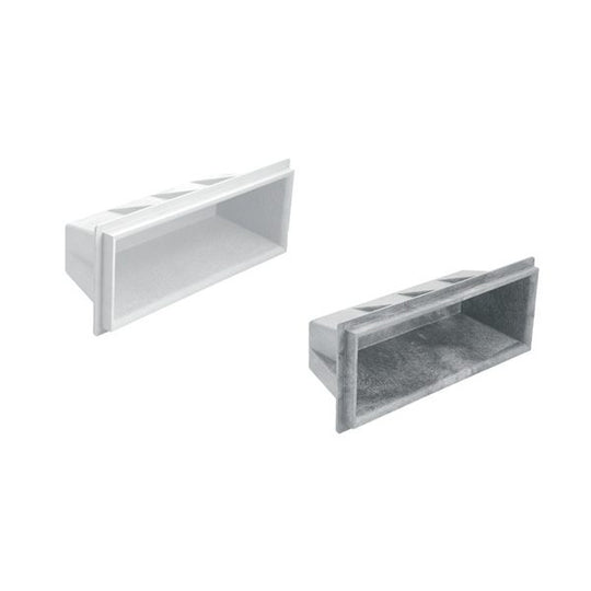 SRS Baja Wall Step, Textured, White, 17.5 x 7 in. (62-209-4001)
