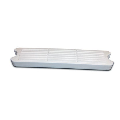 Frost Blow Molded Ladder Tread, White, 18.5 in. Centerline (A42077-0) (LTDF111A)