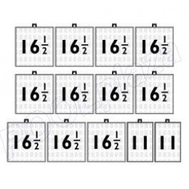Full Set of Grids for Swimquip/Sta-Rite DEP/DES 51 Sq. Ft. DE Filter (flat, 18 inches tall)