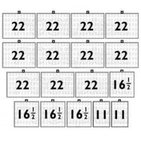 Full Set of Grids for Swimquip/Sta-Rite DEP 83 Sq. Ft. DE Filter (DEP83-set) (flat,18 inches Tall) - Obsolete