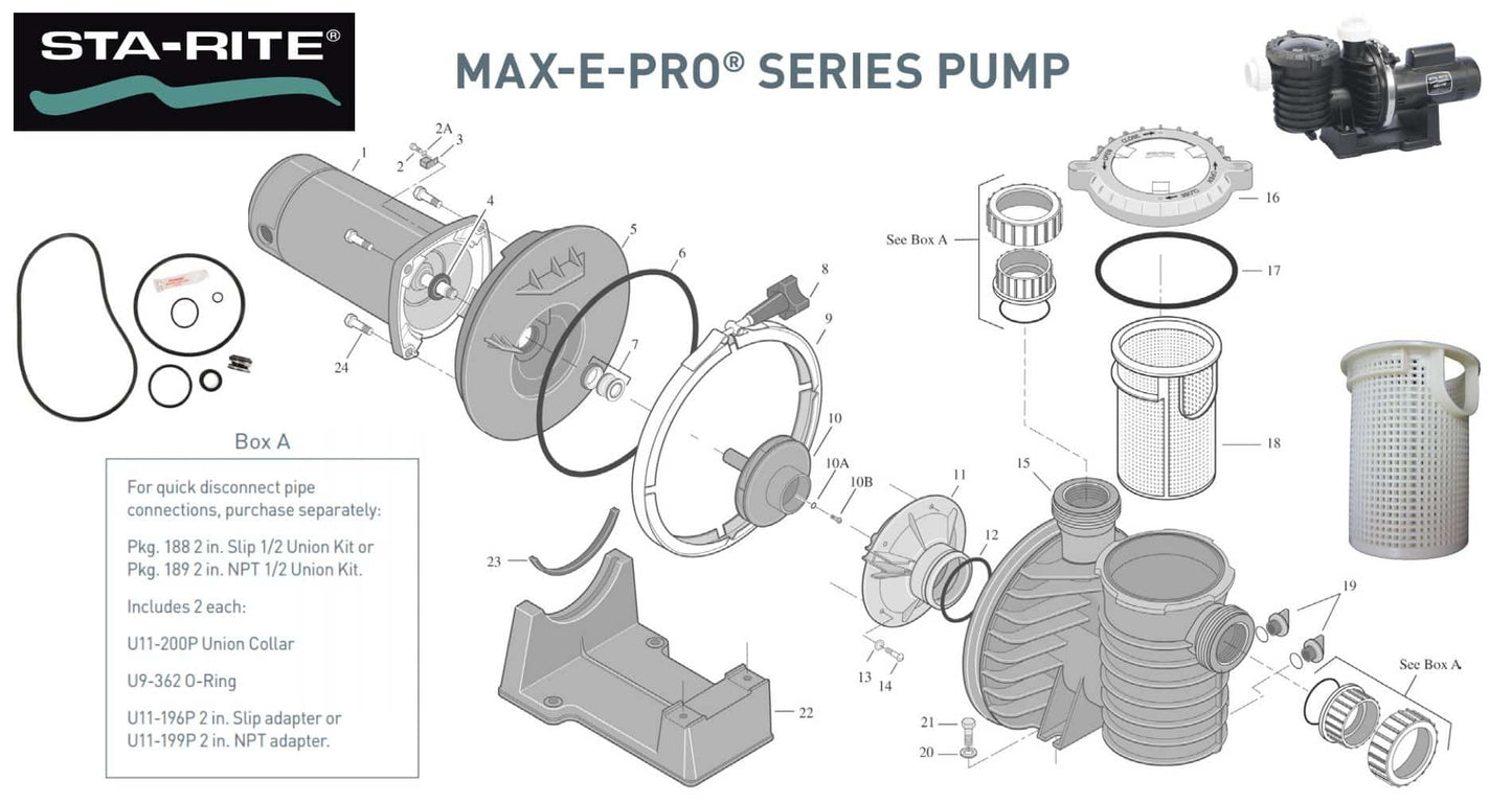Sta-Rite Max-E-Pro Pump Parts