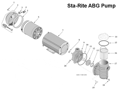 Sta-Rite ABG Series Pump Parts
