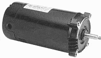 A.O.Smith C-Frame Threaded Shaft Motor, Two Speed, Full Rated, 0.75 X 1/8 HP, 1.50 SF, 230v (STS1072)