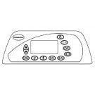 Sundance 850 Spa Control Panel, 2 Pumps, Gray & Blue (6600-860)