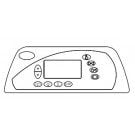 Sundance 850 In Ground Spa Control Panel w/40'Cable harness, 1 Pump, Gray, 2001 & After (6600-871)