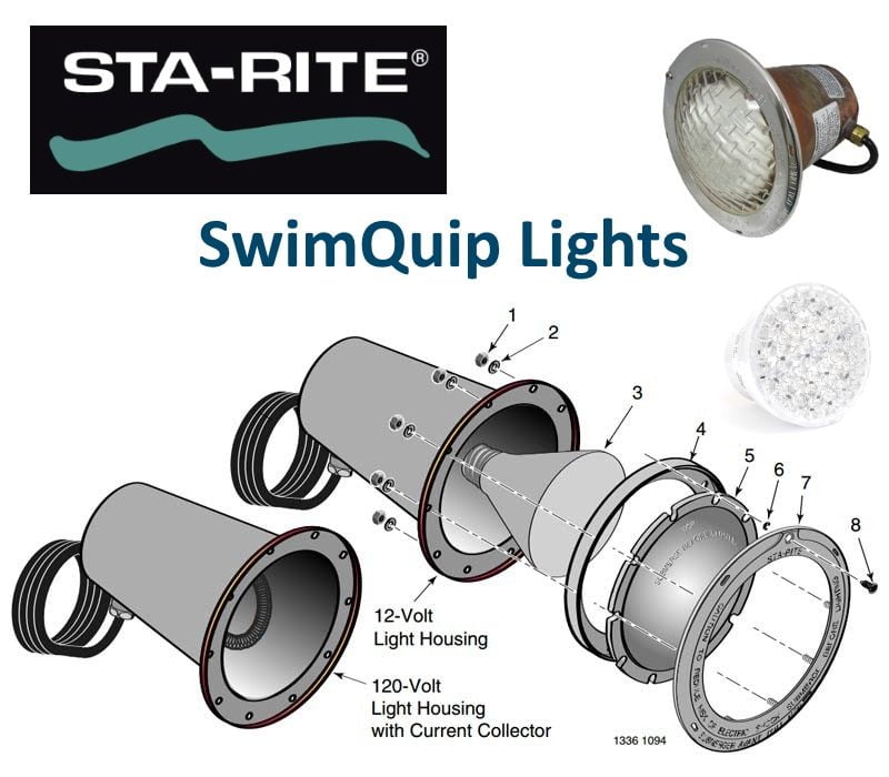 SwimQuip Pool Light Parts