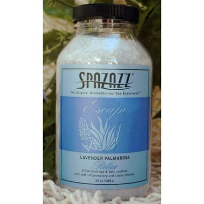 SpaZazz Crystals, Lavender Palmarosa Fragrance, 22oz Jar (SZ107)