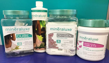 Mineraluxe Three Month Hot Tub Care Kit - Bromine Tablets (UML9702)