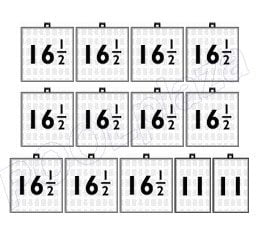 Full Set of Grids for Swimquip/Sta-Rite DEP/DES 51 Sq. Ft. DE Filter (flat, 18 inches tall)