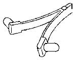 Rainbow Spring Clip or V-Clip Delrin Spring #170 3pack (R201556)