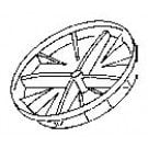 Pentair/American AP 6-3/4in Marine Clear pump Lid (393002) (V38-112)