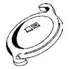 Val-Pak A Series PREM 5in Brass pump Lid (V40-463)
