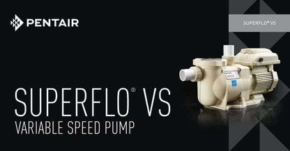 Pentair SuperFlo VS Variable Speed Pool Pump, 2.2 Horsepower, 115/208-230 Volt, 1 Phase - Energy Star Certified 342002