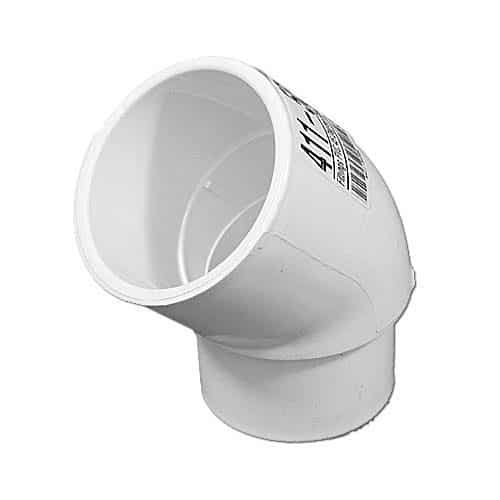 WaterWay PVC Pipe Fitting, Street Ell, 45 deg., 2 in. S x 2 in. Spg (411-5030)