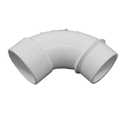 WaterWay PVC Ell, 90, Sweep, Street, 2" S x Spig(411-9120)