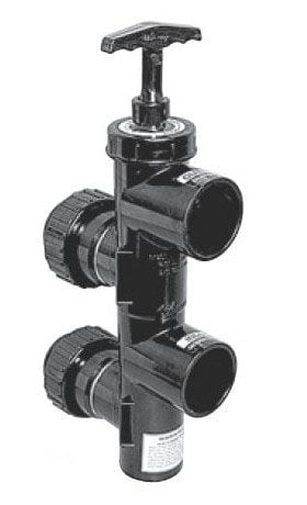 WaterWay Hi-Temp Slide Valve Assembly, 2-1/2 in., w/Adapters (600-1500)