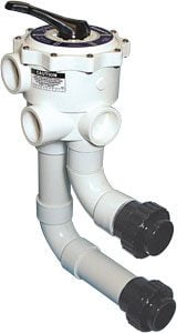 WaterWay Side-Mount Backwash Valve W/Unions, 2" FPT, for DE (WVD001)