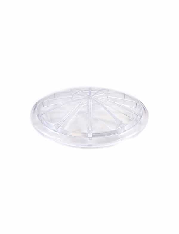 Val-Pak Wet Industries 6" Clear Lid - 6 1/2" Dia - V65-100