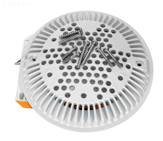 Hayward Anti-Vortex Main Drain Cover, Floor , White, VGB Approved (WGX1048E)