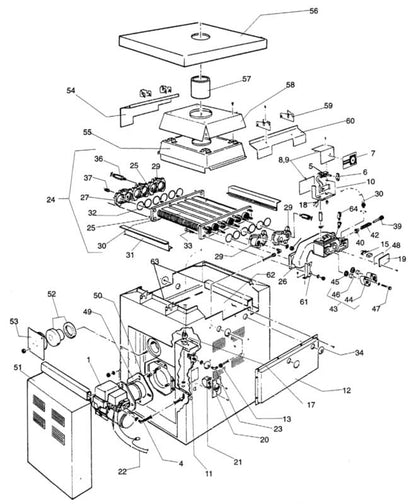 Jandy/Laars XL 2 Oil Fired Heater Parts
