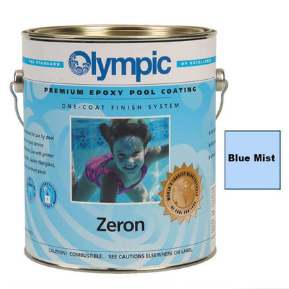 Kelley Olympic Zeron Epoxy Pool Paint, 1 Gallon, Blue Mist (ZE395)
