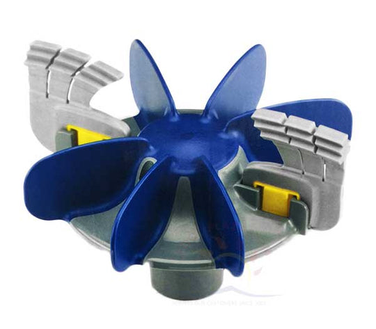 Zodiac MX8 Cyclonic Scrubbing Turbine Assembly w/Brushes, Pack of 2 (R0714300)