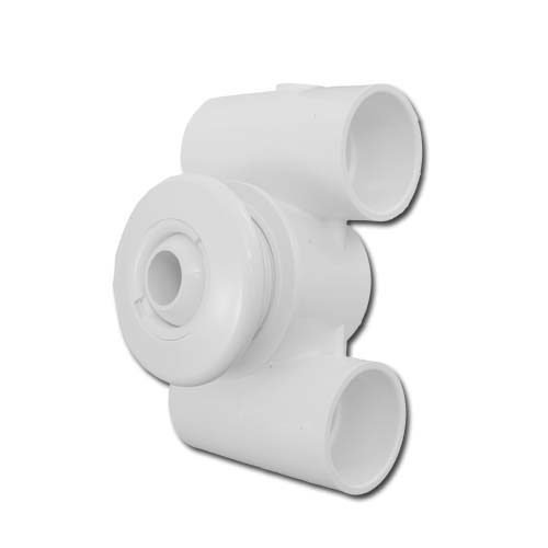 HydroAir Hydro-Jet Assembly, Standard, 1-1/2" S x S Air & Water, White (10-5100-WHT)