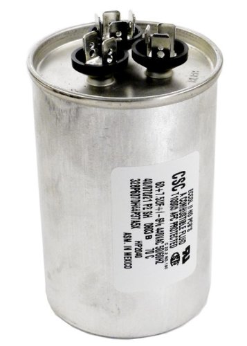 A.O. Smith/Magnetek Run Capacitor, 50 MFD, 370VAC (17586350) or (175863-50) use (628318-313)