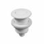 G&G Air Button, Flush Mount, White, 1-3/4" (3070)