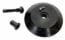 10b - Jandy® Ray-vac nose wheel kit, gunite, black (R0379900)