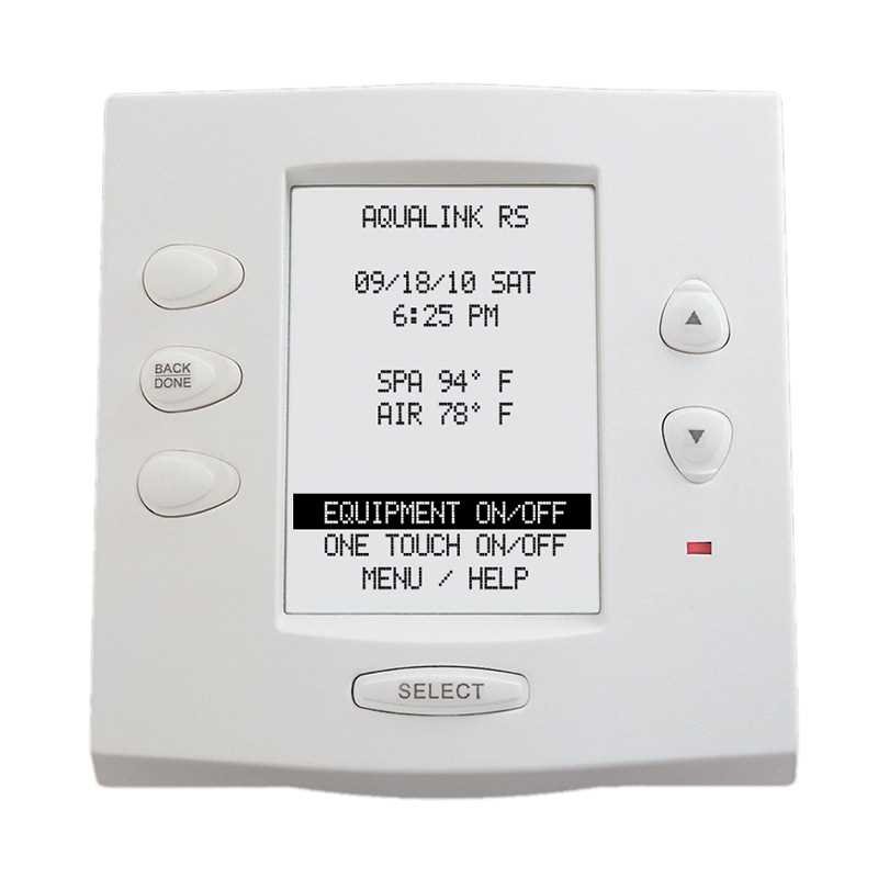 Jandy® AquaLink® RS One Touch Control Panel Complete, Wired, White (7953)