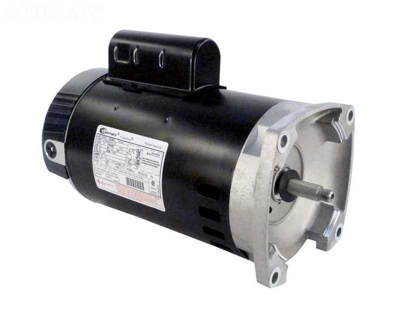 01 - Jandy® FHPM FloPro Pump Motor, 2.5 HP, UR, 230V Square Flange (R0479314) use (B2840)