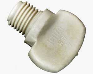 07 - Pentair IntelliFlo® Plug Drain WFE (Almond) (2 req.) (071131) Gasket sold separately