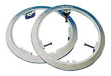 Aladdin Light Adapter Rings Brass/Chrome Ring w/Screws (For American-Amerlite) (500C)