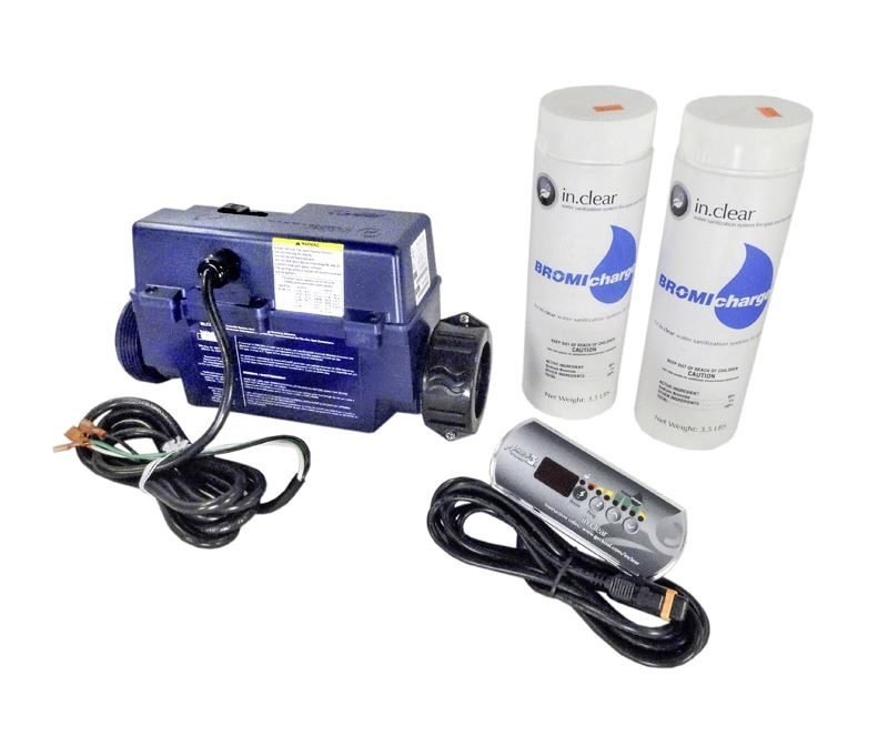 Gecko in.Clear Bromine Generator for Spas w/2 BromiCharge, 230v, Programmable (BDLCLEARQCUSA)